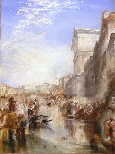 The Grand Canal Scene a Street in Venice William Turner